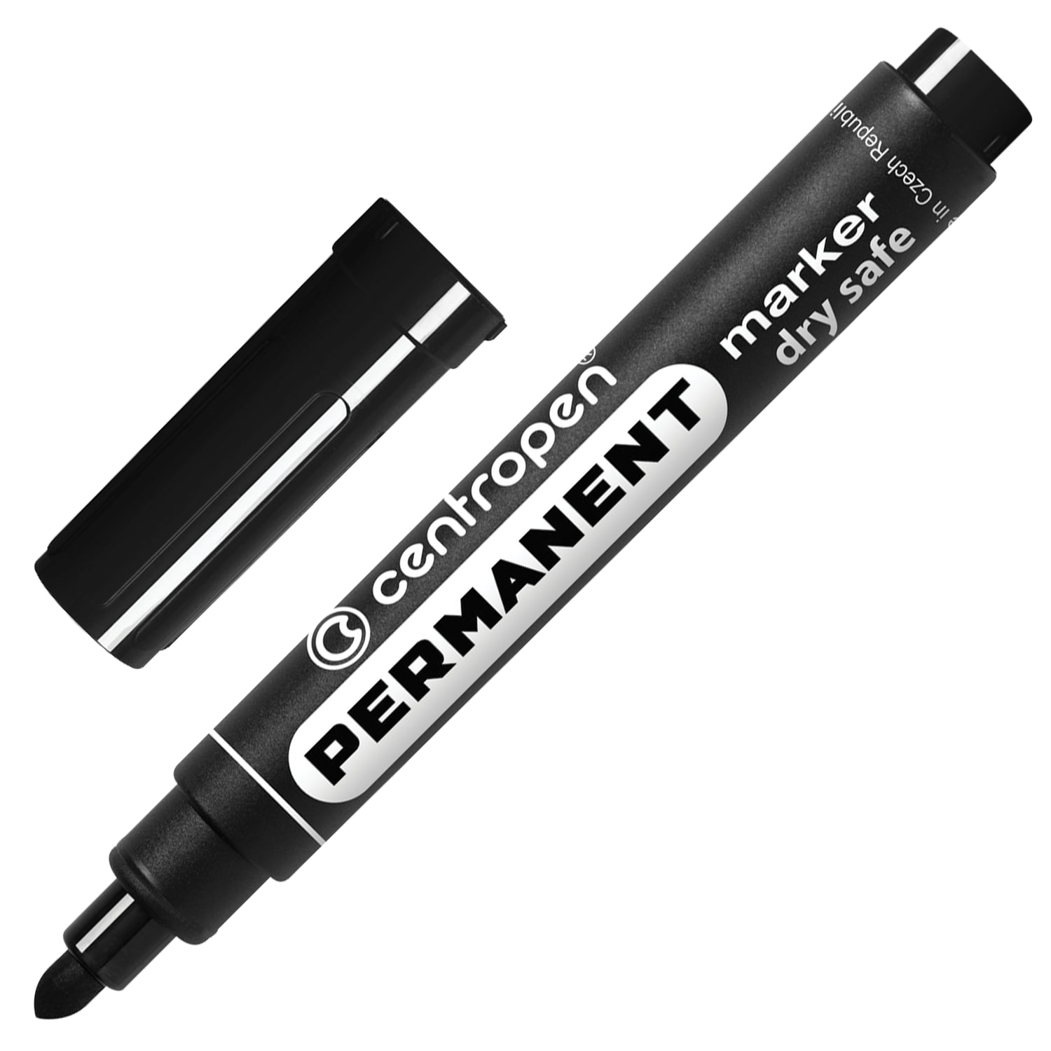 Маркер перман. Centropen 8510 невысыхающий черный 1/10