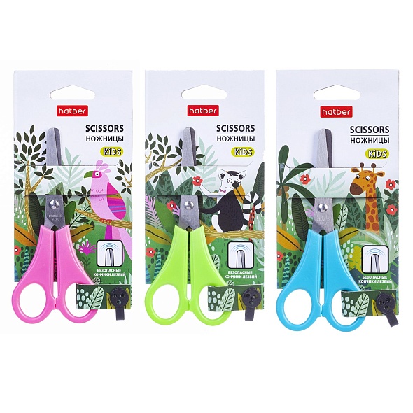 Ножницы дет. Hatber 13,5см 072025 1\12