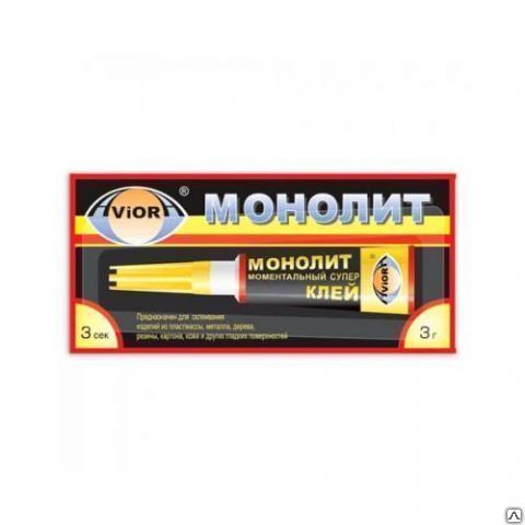 Клей супер 3г Aviora monolit 403-001 1/12