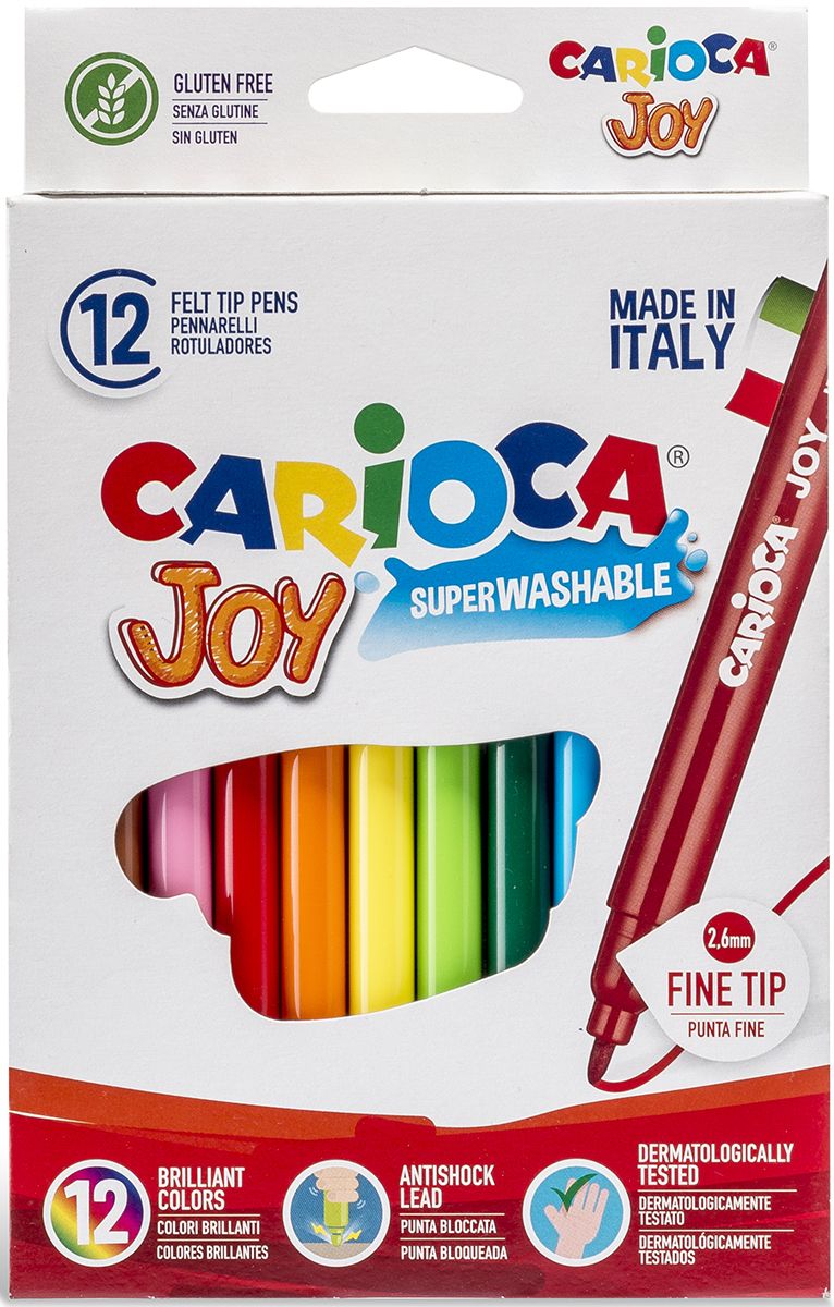 Фломастеры 12цв Carioca картон 40614, 40531 1/12/48