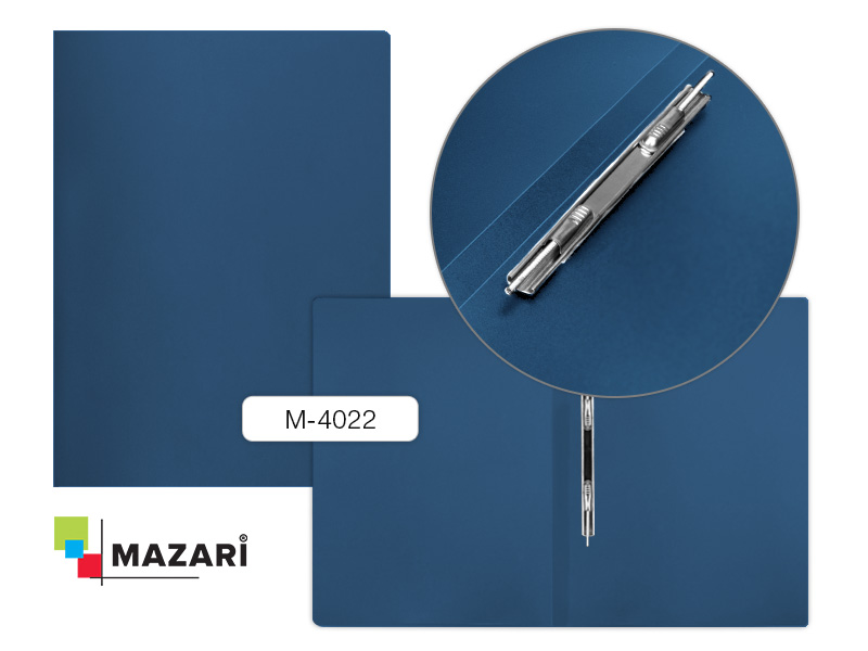 Папка пласт. скоросш. Mazari 500мк 4021 4022 1/24