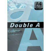 Бумага А4 100л Double-A пастель светло синий ocean 1/25