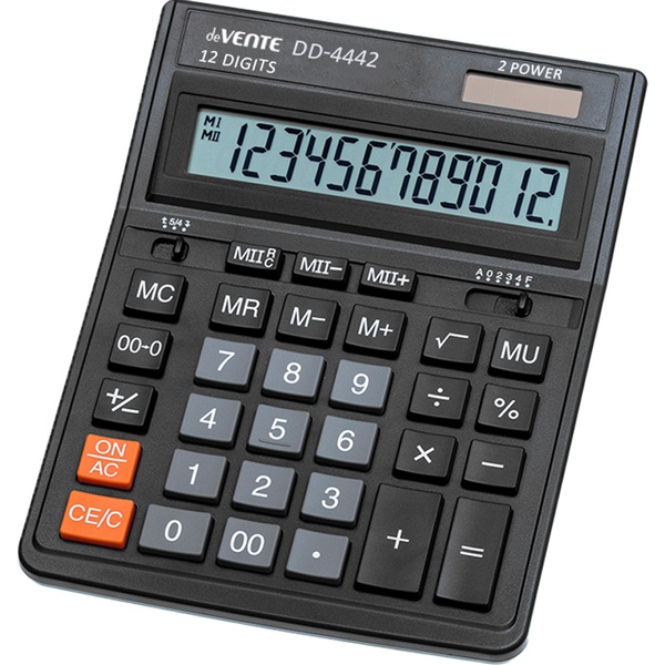 Калькулятор DeVente DD-4442 12 разрядов 153х200мм 