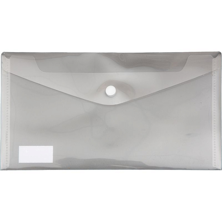 Папка конверт С6 Travel 260x140 с кнопкой прозрач deVente DL 3079567 1/10