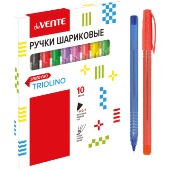Набор масляных ручек 10цв deVente Triolino 5073110 1/12