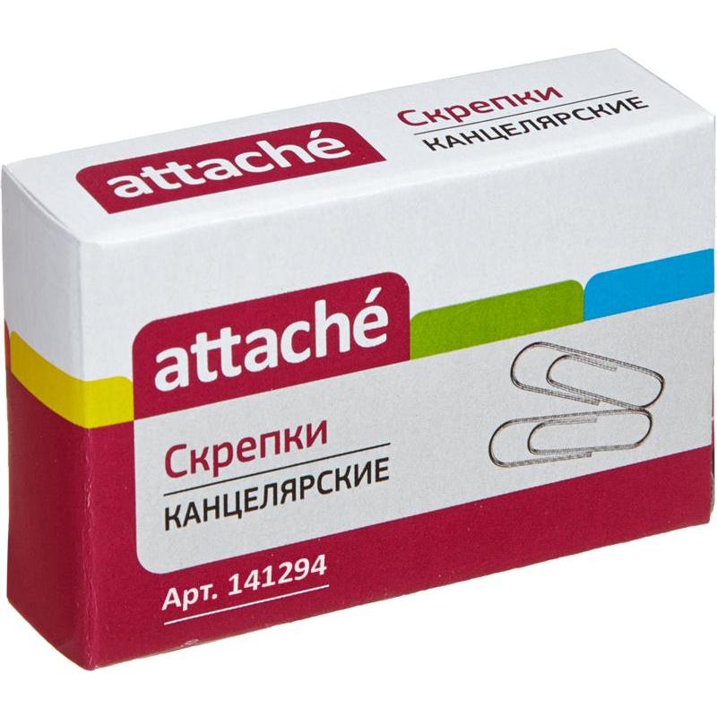 Скрепки 33мм Attache цветные 50шт 1108496