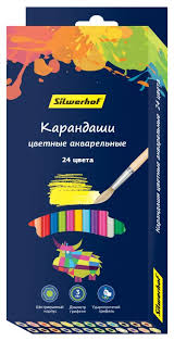 Карандаши акварельные 24цв Silwerhof 1/6