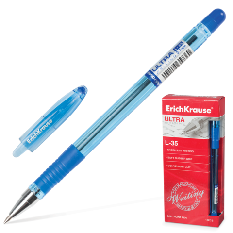 Шариковая ручка E Krause Ultra L-35 синяя 35736 1/12