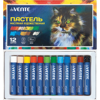 Масляная пастель художест. 12цв deVente 8172800