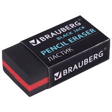 Ластик Brauberg Black 222466 картон держ. 40х20х11 1/30