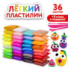Супер легкий пластилин 36цв КНР