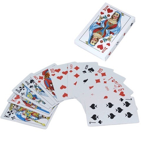 Карты игральные атласные 54л  ИН-4837