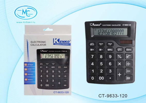 Калькулятор Canodi CA-9633 12разр. 19,5х15,5