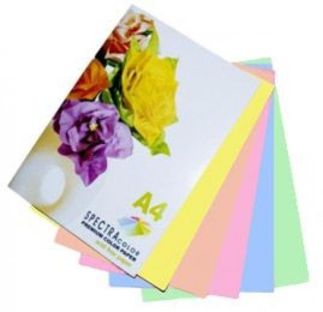 Бумага А4 500л 5цв Sinar Spectra 5цв пастель 1/5