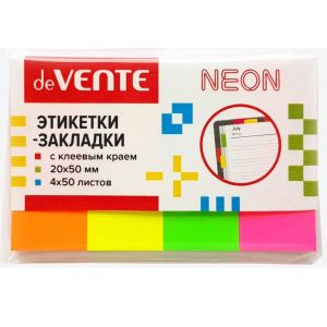 Набор закладок 50х20 4цх50л deVente 2011109, Proff 1557