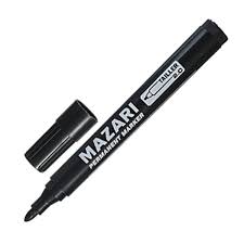 Маркер перман. Mazari 15230 черный 1/50