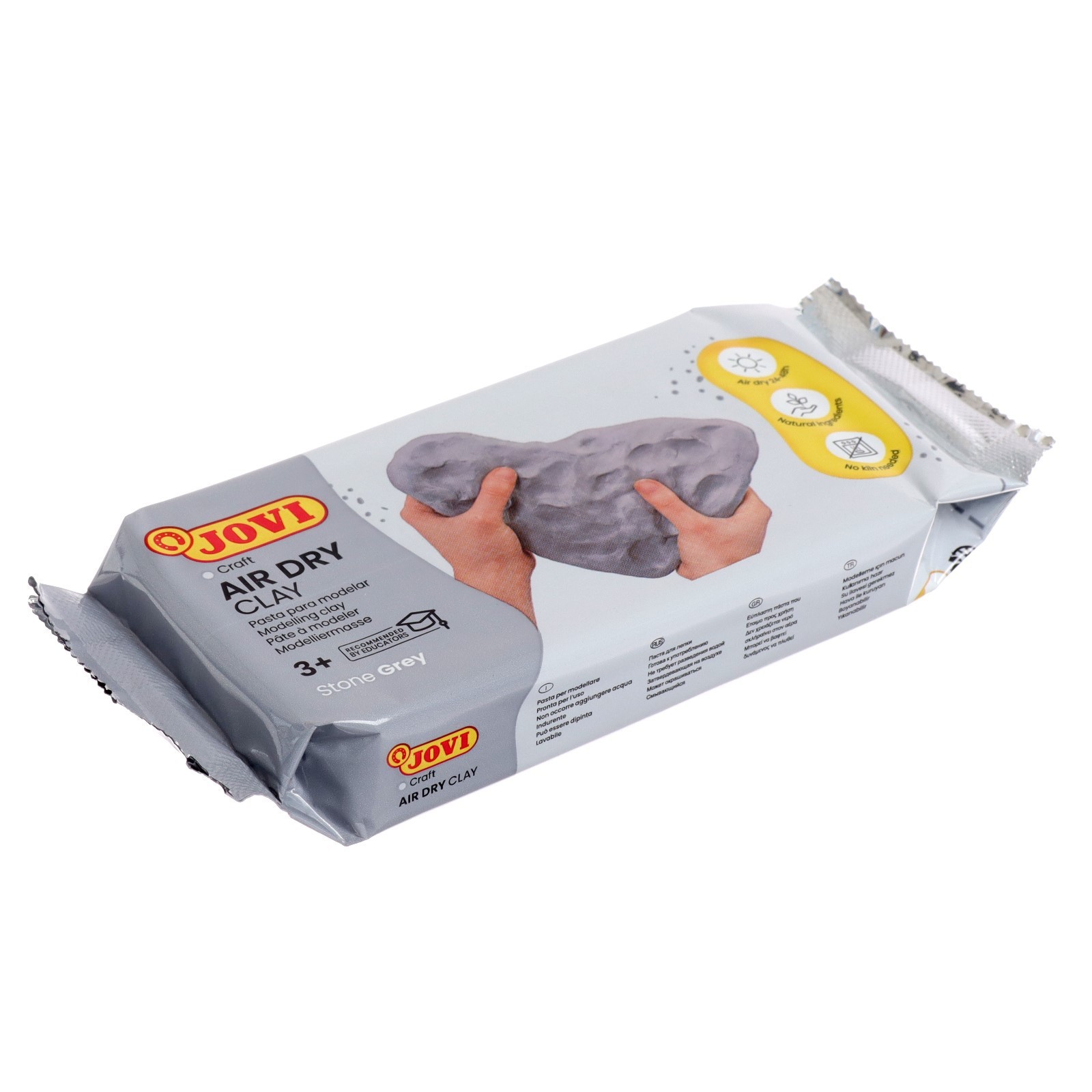 Масса для лепки самозатверд. Jovi 250г серая 83G
