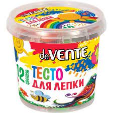 Тесто для лепки 12цв х 30г Devente в ведерке 8042006, Mazari 1685 1/12