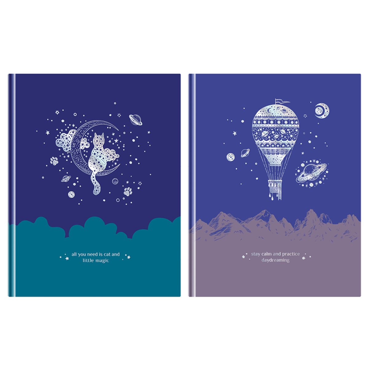 Книга д\зап А5 80л BG тисн фольгой "Немного волшебства 12123, Gold Dream" 10070 