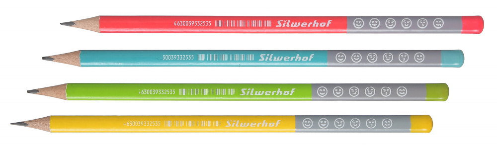 Карандаш ч\г Silwerhof Smile дер. 120631  1/72