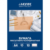 Бумага миллиметровая в папке А4 10л deVente 2113202, Mazari 16736, Staff113484