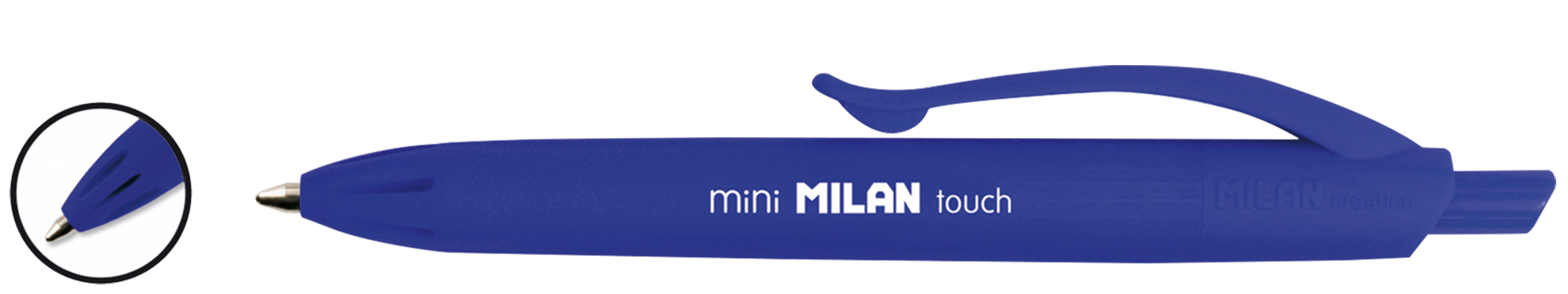 Авторучка масляная Milan mini синяя 176530 1/