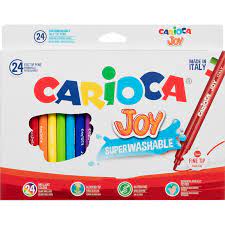Фломастеры 24цв Carioca  40615, картон 1/6/24