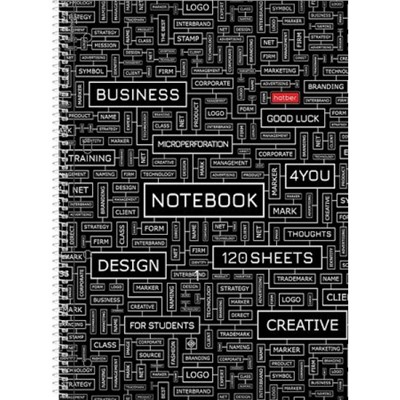 Книга д\зап А4 120л Хатбер гребень разделители 32181 Word Matrix 1/15