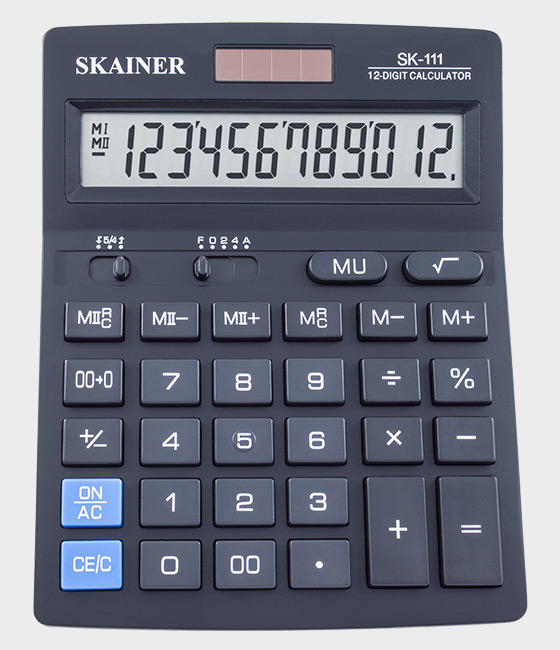 Калькулятор Skainer SK-111 12 разр настольный 140х176