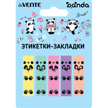 Набор закладок пластик deVente Panda 45х12 5х20л 2011105 1/24