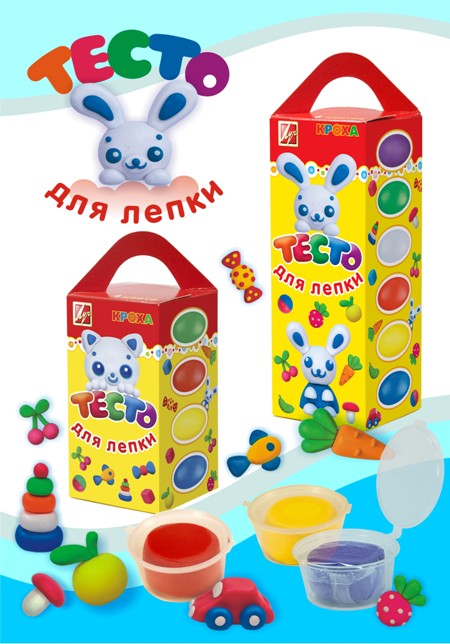 Тесто для лепки Луч 6цв 26с1582 1/